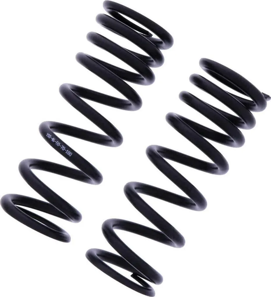 Ressort d'amortisseur YSS Noir 46-50-70-180 pour suspension moto