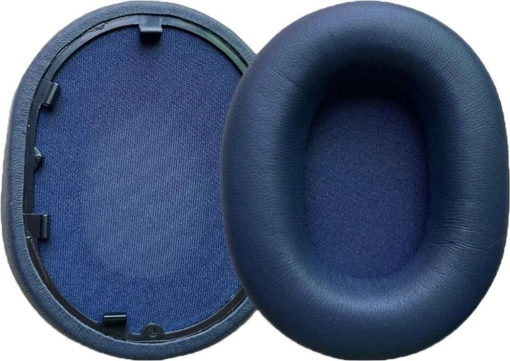 INF Blaue Ohrpolster aus Lammleder (2er-Pack) für SONY Produktbild 