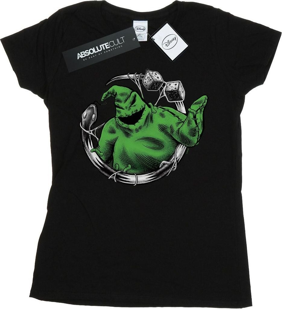 Disney - "Nightmare Before Christmas Roll The Dice" T-Shirt für Damen BI35658 (XXL) (Schwarz)