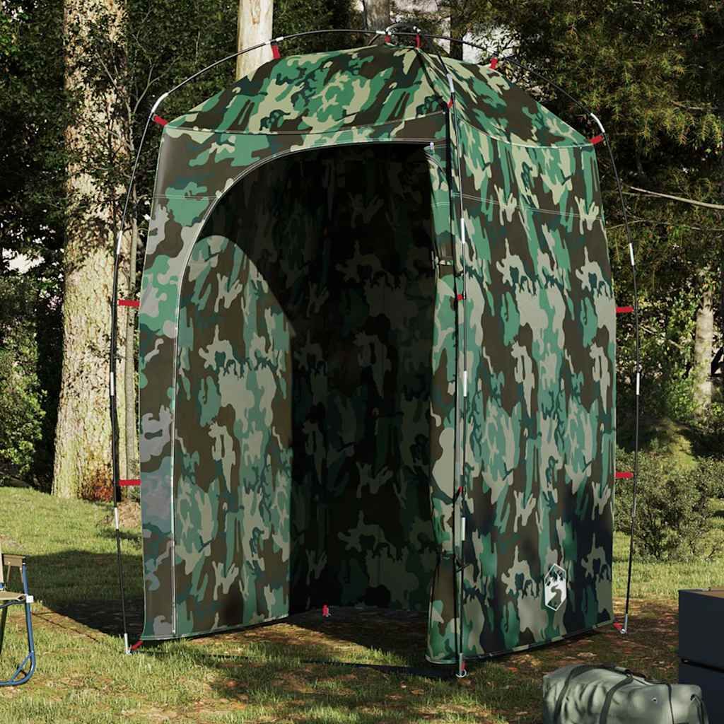 vidaXL Duschzelt Camouflage Wasserfest Produktbild 8