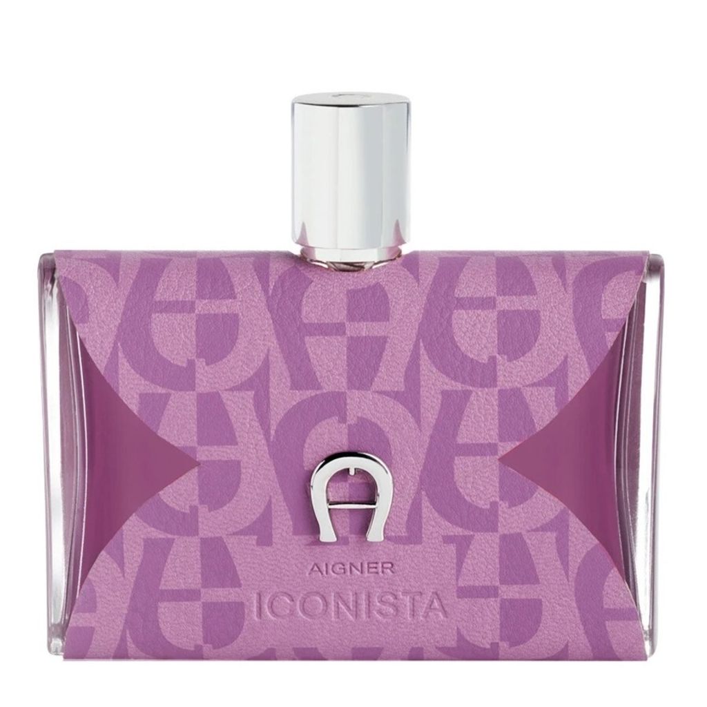 A bottle of Aigner Iconista Eau de Parfum for women.