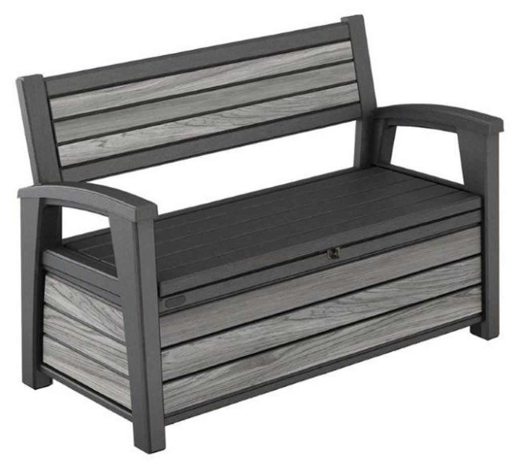 Zahradní lavice Keter Deco Bench 227L - 133x61x89 cm - Obrázek produktu 