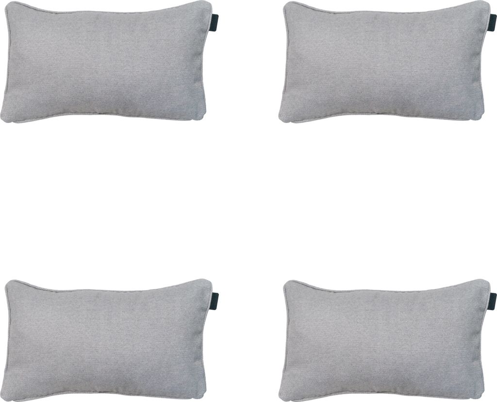 Madison - Dekokissen Naples grau - ca. 30x50 cm - 4er-Set Produktbild 