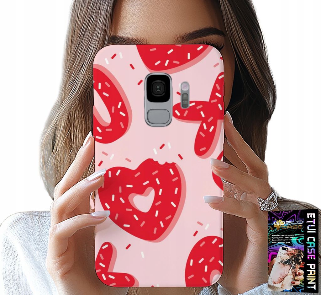 Hülle Für Samsung Galaxy S9 - Feminine, Trendige Designs Xoxo Herz + Folie