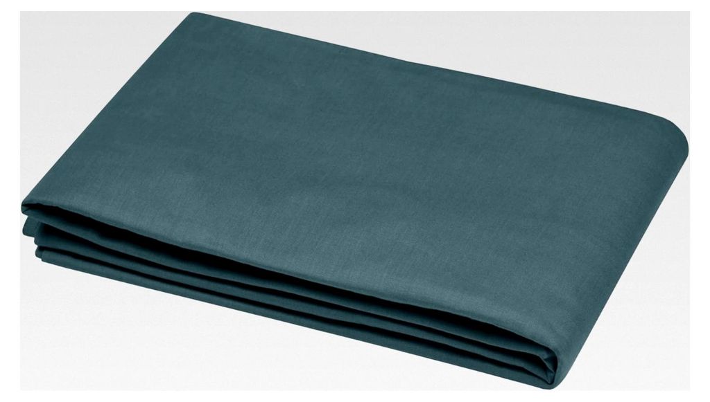 Bettlaken – Größe 180 x 290 cm – 100% Baumwolle – Farbe Eukalyptus – Bettwäsche für Zuhause – weich und bequem