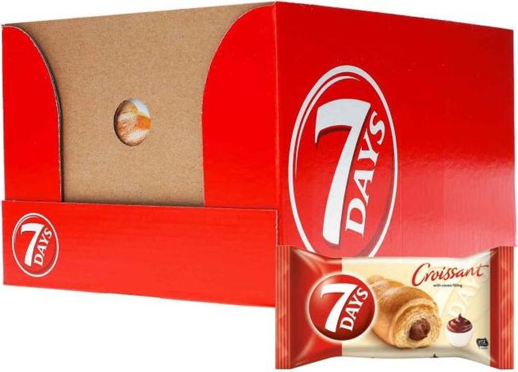 7Days Croissant Kakao 10x60g Produktbild 