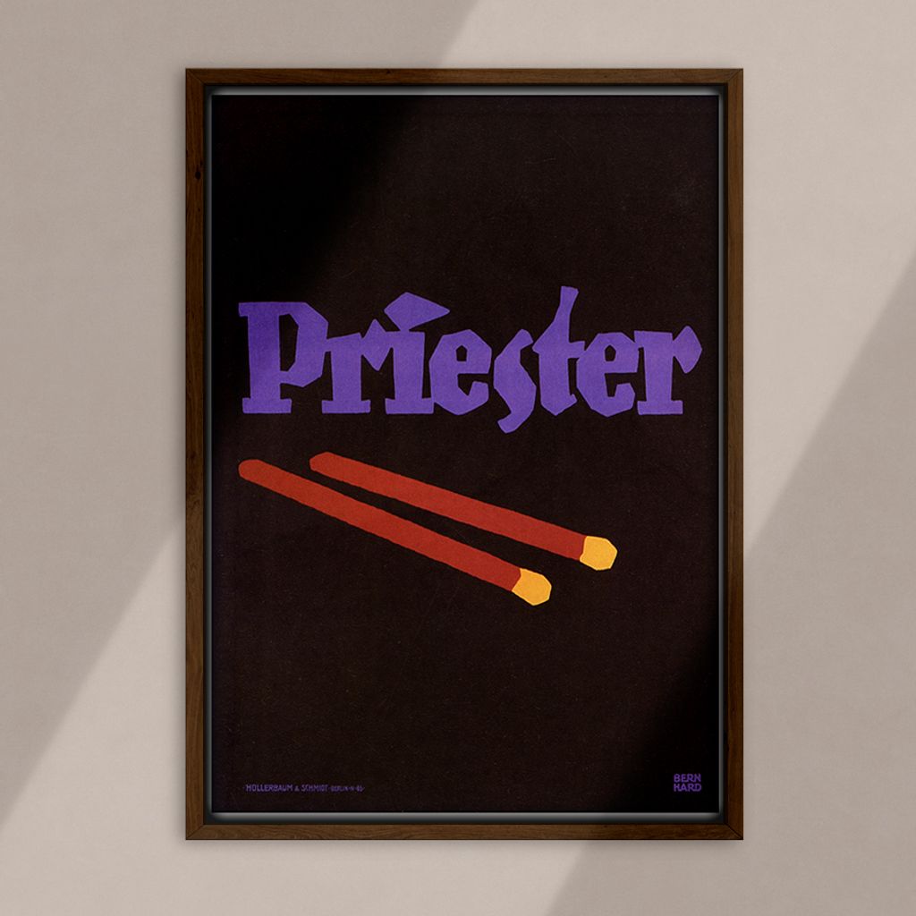 Poster -Kunst passt zur Werbung - A4 (21 cm x 29,7 cm)