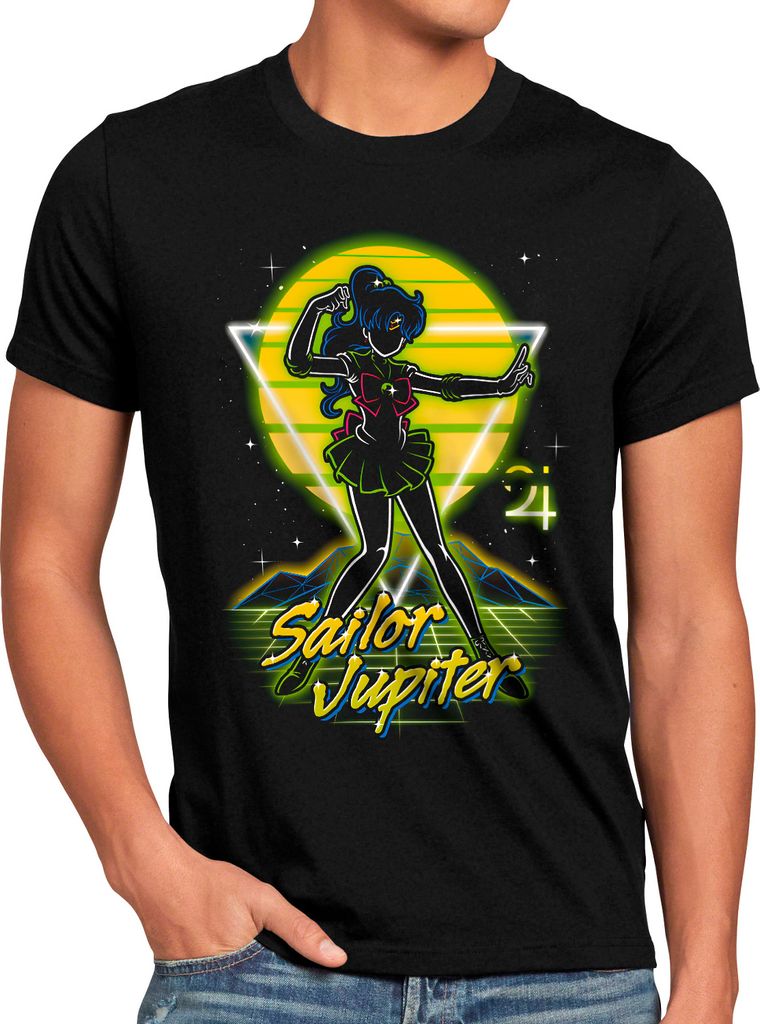 BaumwolleCloud Sailor Jupiter Herren T-Shirt anime manga cosplay crystal