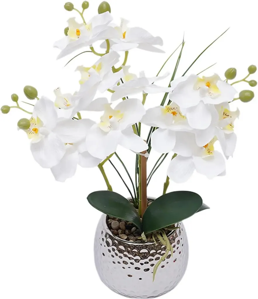 Orchidée artificielle Phalaenopsis : l'éclat floral sans entretien