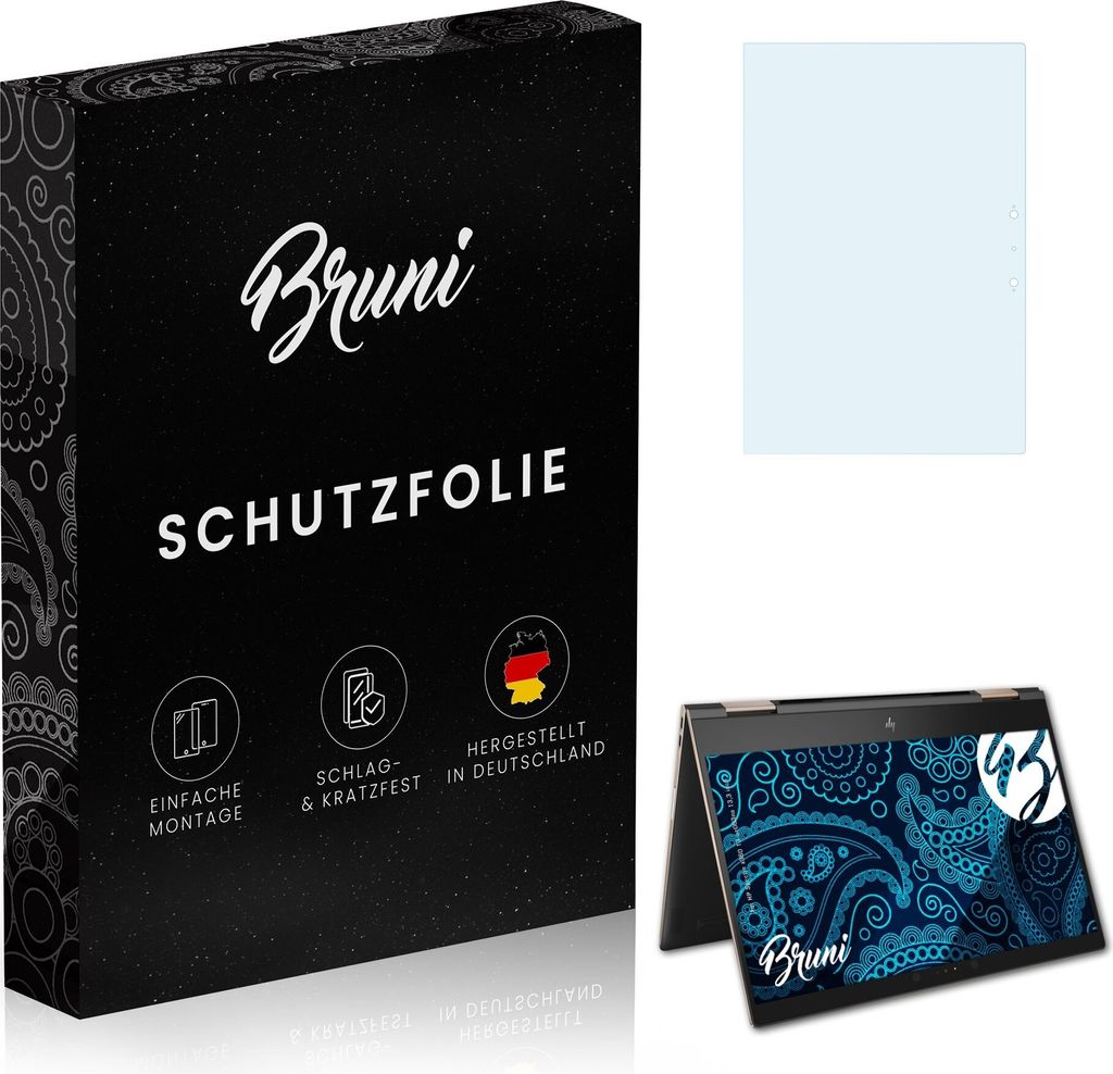 atFoliX 4061187805921, Laptop Bildschirmschutz, Transparent, HP, Specter x360 13-ae003na 13.3", Klare Bildschirmschutzfolie, Kratzresistent