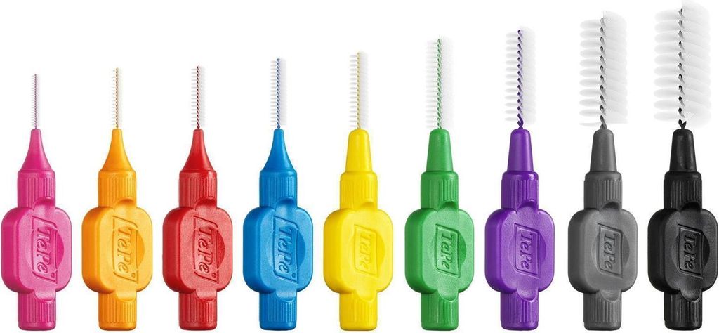TePe Original Interdental Brushes Purple 1.1mm 25 Pieces - Produktbild 2
