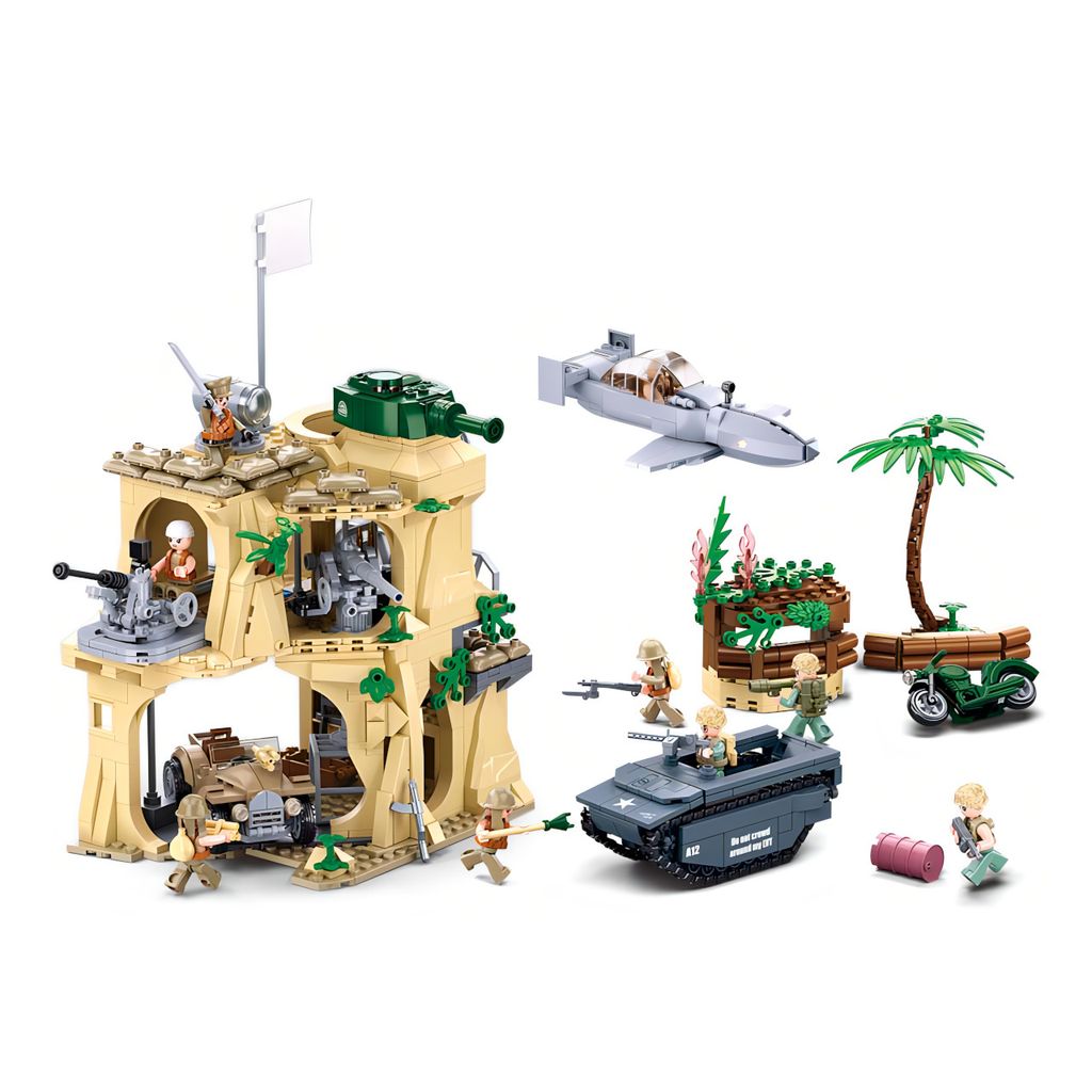 Sluban M38-B1111 - Army - La bataille d'Iwo Jima Image du produit 