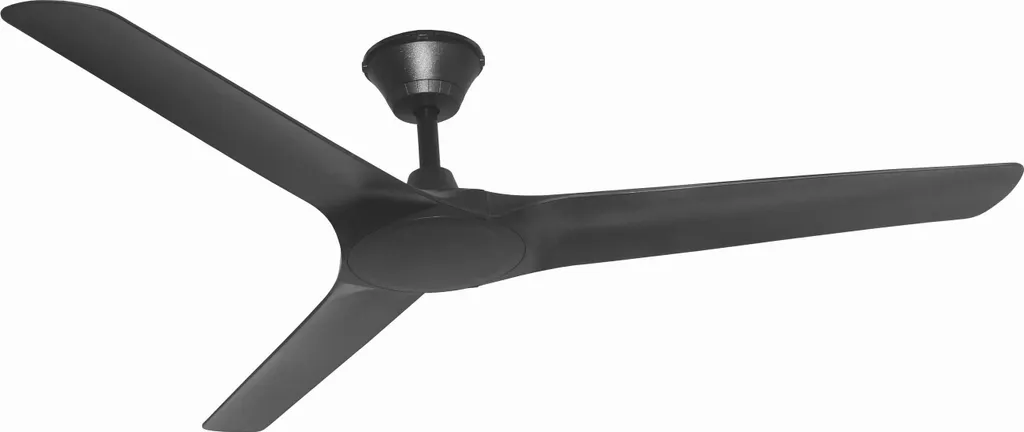 Brasseur d'air de plafond extérieur Abyss Noir silencieux et économique