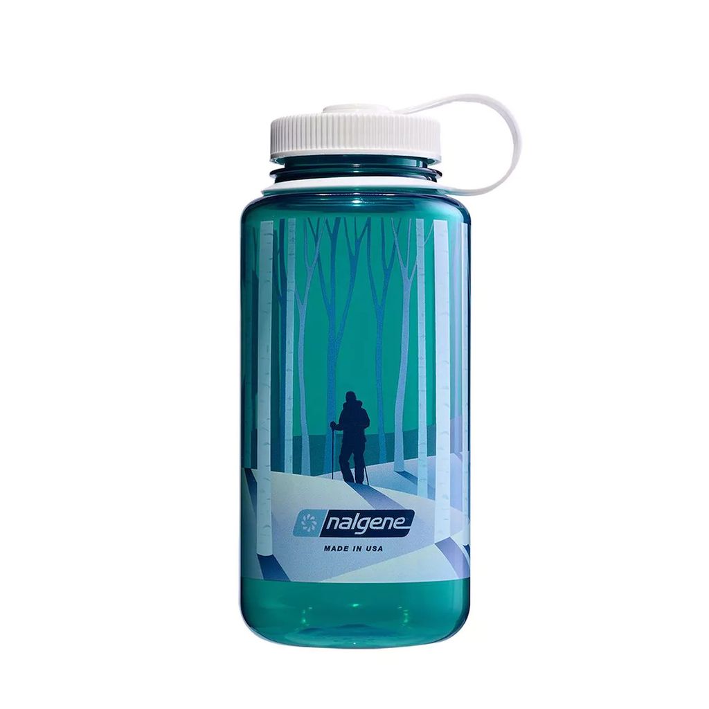 NALGENE Weithals Sustain Trinkflasche 1 Liter - Landscape Forest
