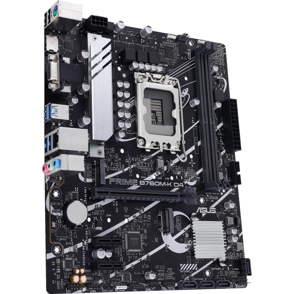 Asus Prime B760m-k Intel B760 Hauptplatine Silber  Silber Produktbild 