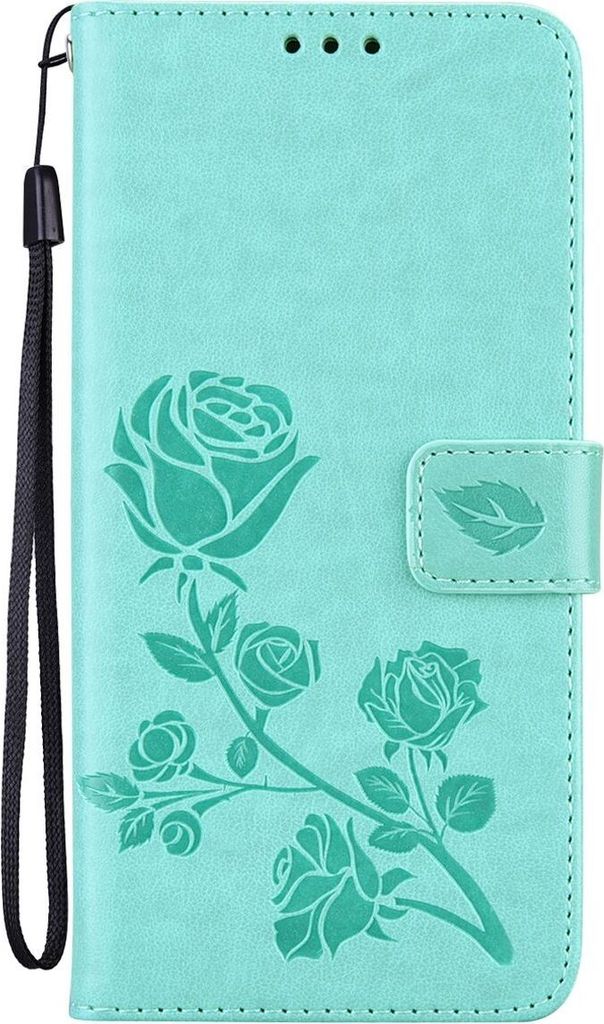 König Design Hülle kompatibel mit Kunstleder Handyhülle - Handy Case Grün
