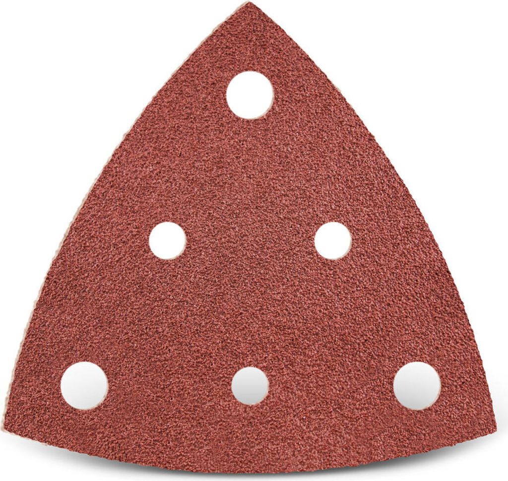MENZER Red Klett-Schleifblätter, 82 mm, 6-Loch, f. Deltaschleifer, Normalkorund (50 Stk.) K240
