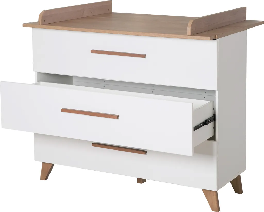 Commode à langer Ole roba : solution de rangement stable avec matelas - 6