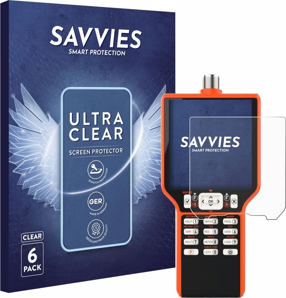 6x Für RigExpert MATCH Schutzfolie Savvies Displayschutz Display Schutz Folie Klar Transparent