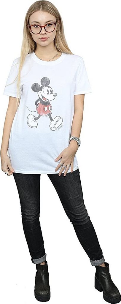 Disney - "Walking" T-Shirt für Damen BI1191 (L) (Weiß)