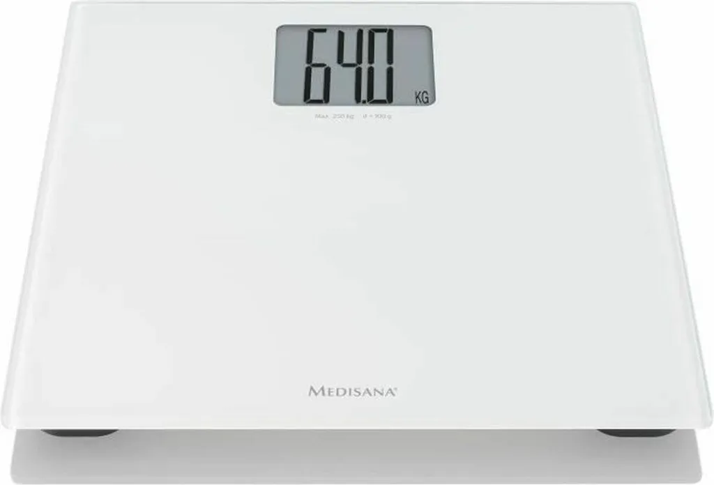 Pèse-personne Numérique Medisana XL 470 Blanc Plateau Verre de Sécurité