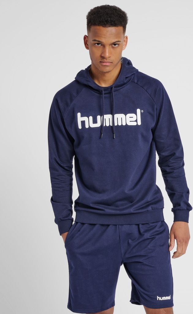Hummel Hmlgo Baumwolle Logo Hoodie Marine Marine L