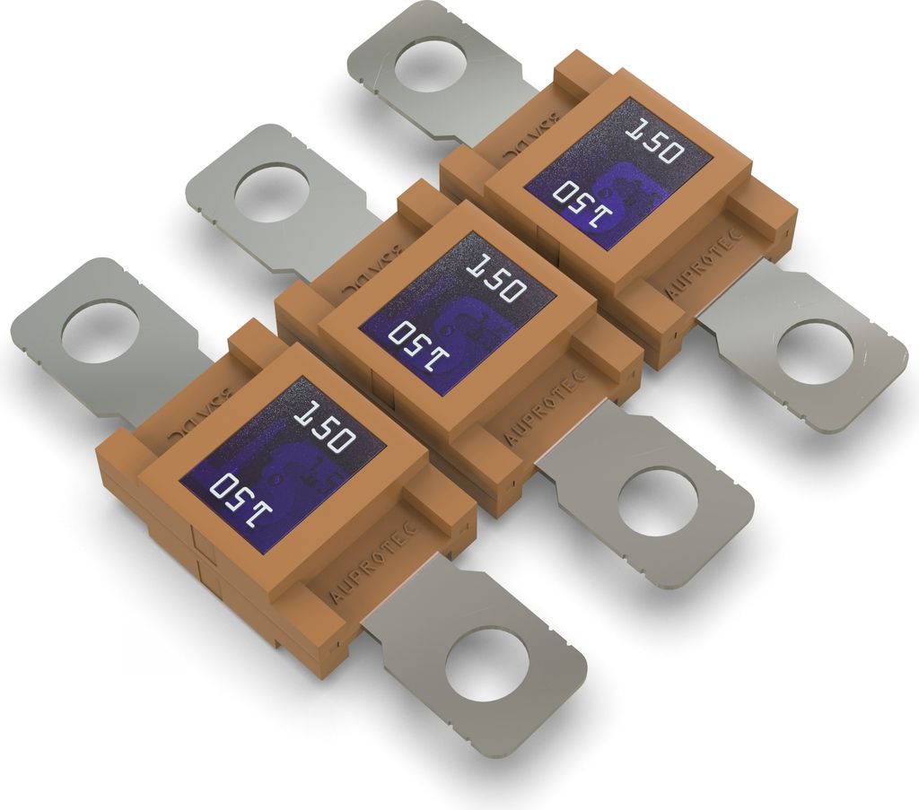 3x AUPROTEC Mega Hochstromsicherung 150A Schraubsicherung rot