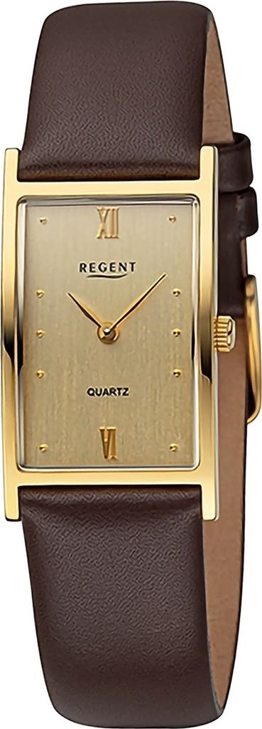 Regent Uhren Uhr Braunes Lederarmband Damen Regent Damen