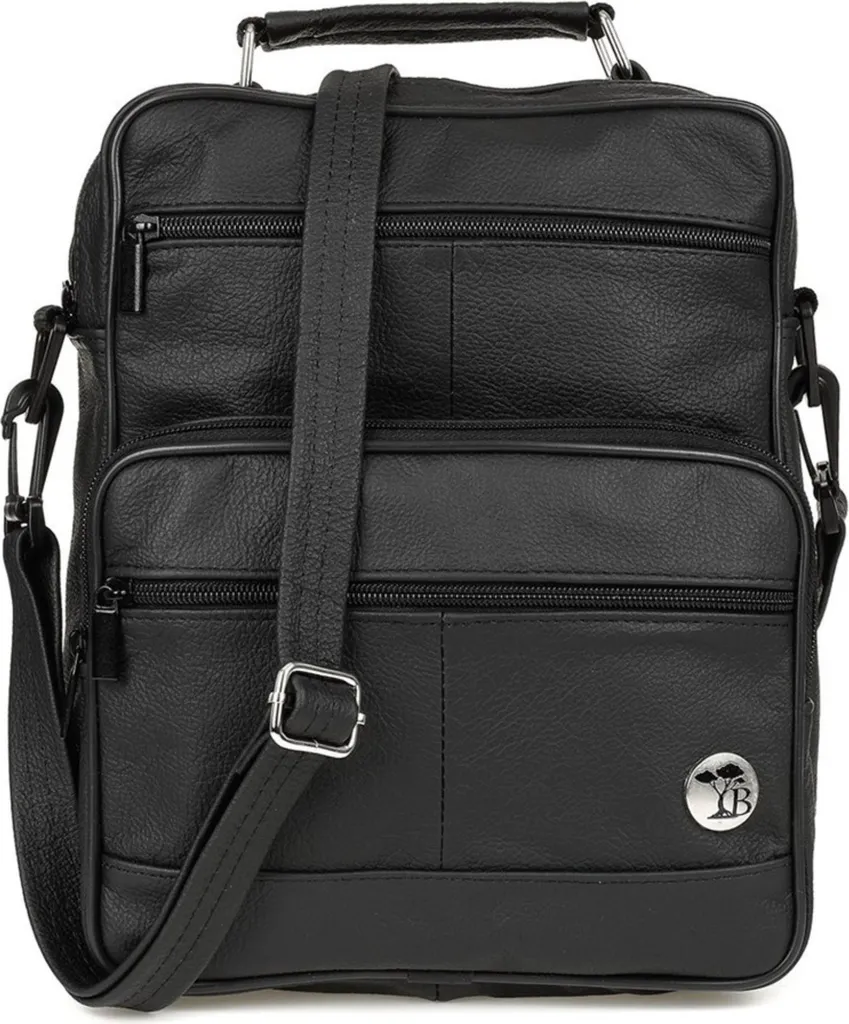 Petit Sac à Main Beltimore G20 Multi-Poches en Cuir Véritable et Durable