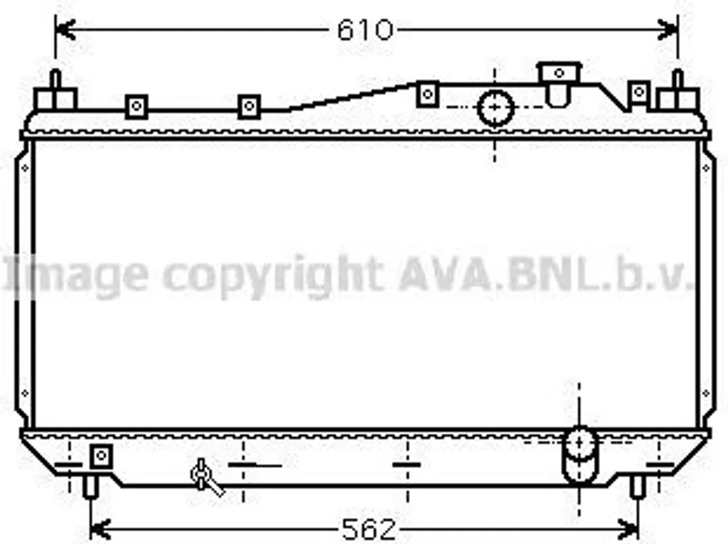 Radiateur de Refroidissement Moteur pour Civic VII - Compatible 19010PLC004