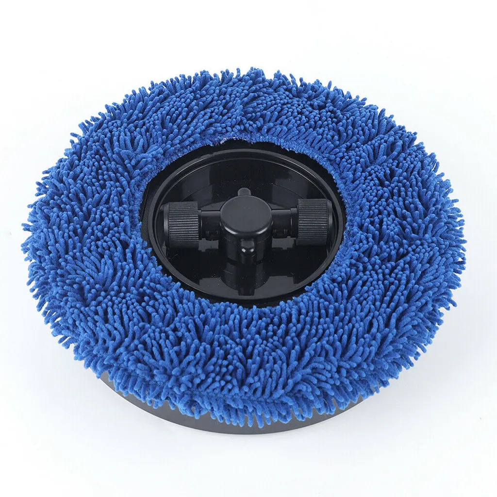 Robot nettoyeur de sol multifonction avec lingette microfibre rotative - 8