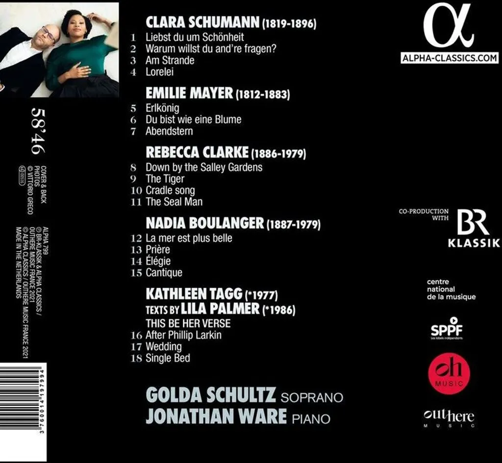 This be her Verse Soprano Anthologie de Compositrices Disque Lyrique - 2