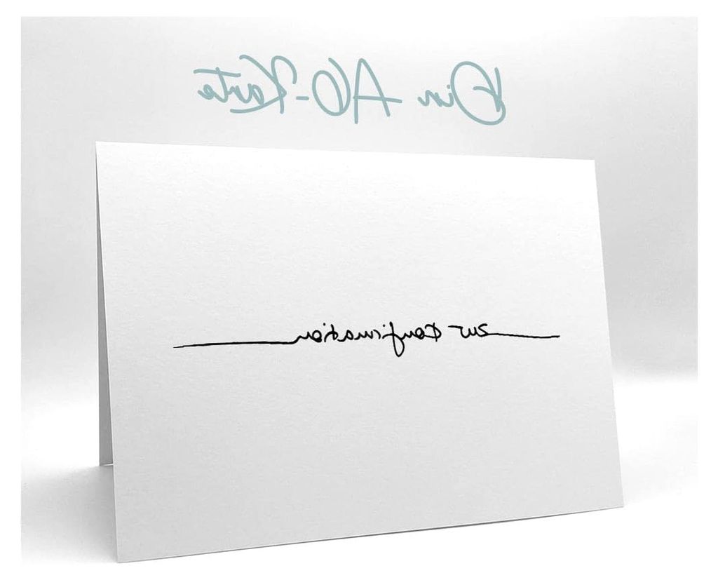 Klarsichtstempel Schriftzug Zur Konfirmation Silikonstempel