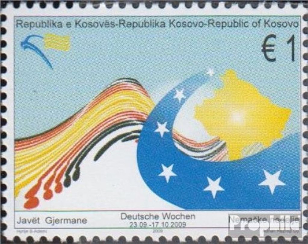 Briefmarken Kosovo 2009 Mi 141 (kompl.Ausg.) postfrisch Deutschland