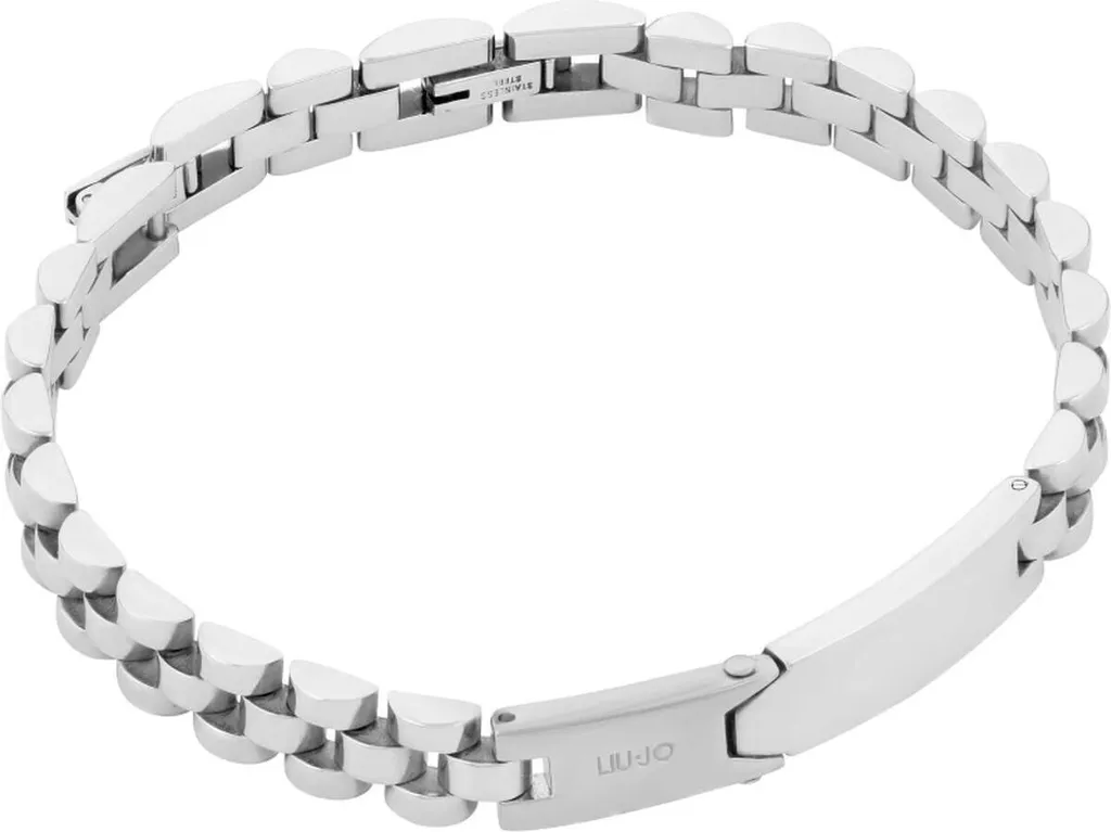 Bracciale LIU JO MLJ299 Uomo Argento Acciaio - Offerta Online