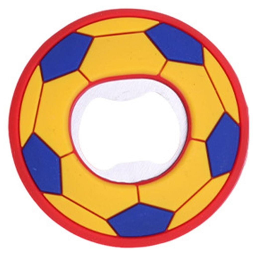 Magnetischer Flaschenöffner im Fußball-Design, Edelstahl-Bierflaschenöffner für den Kühlschrank, originelles Geschenk für Männer, Trainer, S...