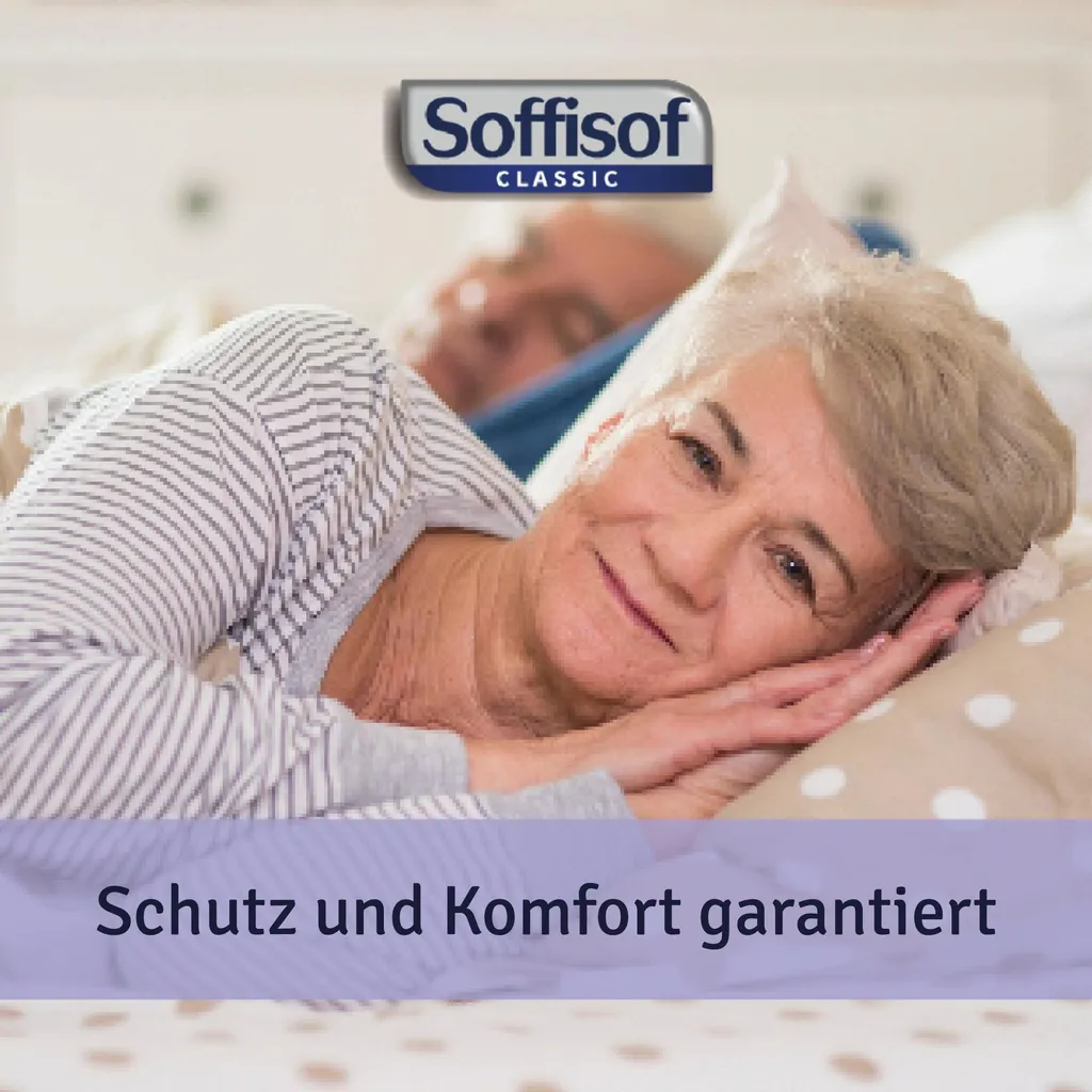 Alèses pour Incontinence Adulte 80x180cm Soffisof - 90 Pièces avec Rabats - 5