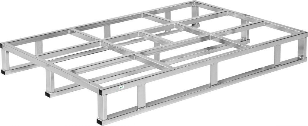 Kongamek Stahlpalette 1200x800x145mm mit Rahmen und 1000kg Produktbild 