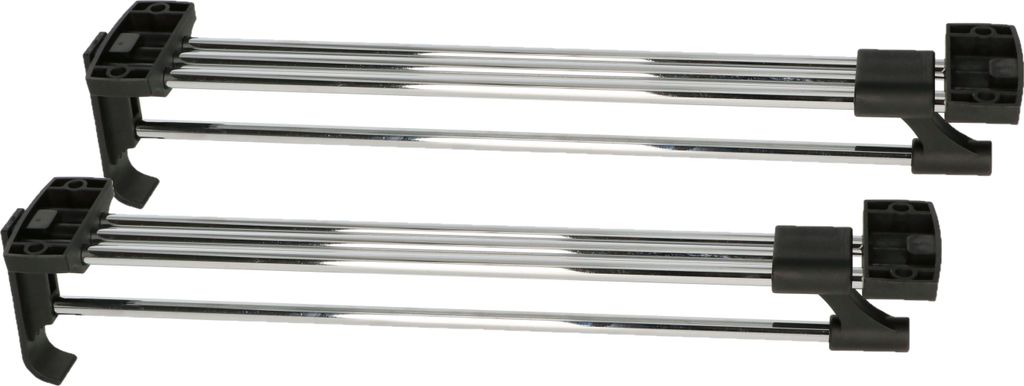 KOTARBAU 2er Set Ausziehbare Kleiderstange 350 mm für Garderobenschrank Robust