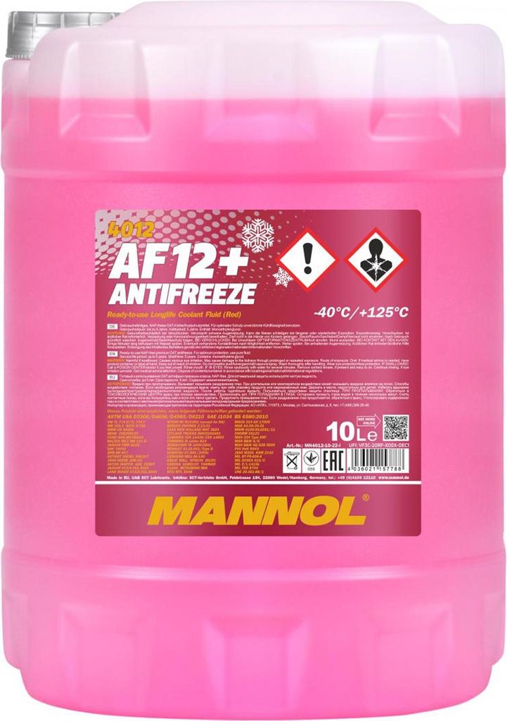 MN4012-10 Longlife Antifreeze AF12+ -40°C Produktbild 