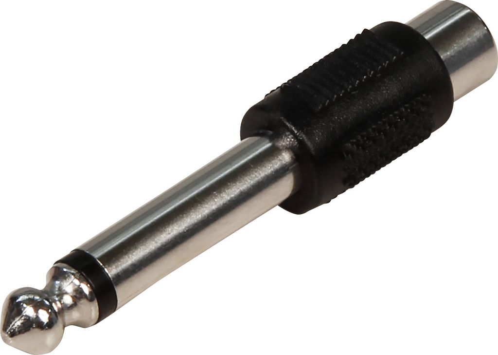 Audio-Adapter HOLLYWOOD Cinch-Buchse auf Klinkenstecker 6,35mm Mono
