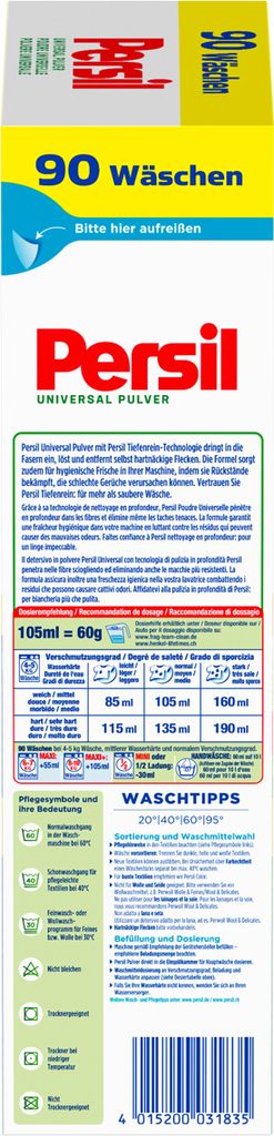 Persil Universal-Pulver 90WL 5400g Produktbild 3