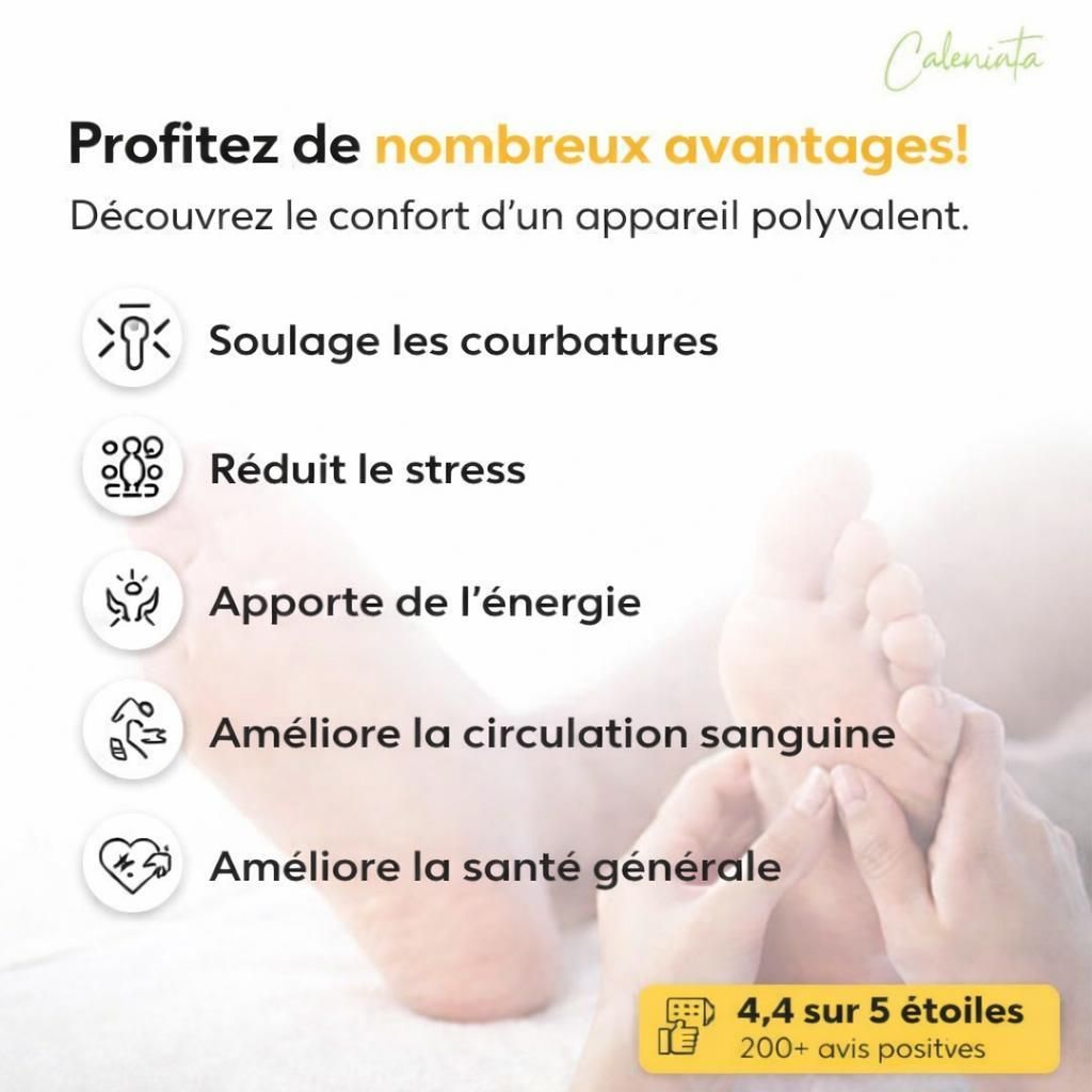 CALMENTA® Appareil de massage des pieds avec vibration & Image du produit 