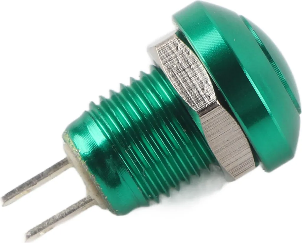 Pulsante Avviamento/Clacson 8mm Impermeabile 24V - Extra Robusto