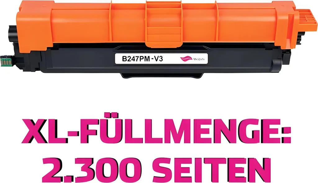 Toner Magenta remplace Brother TN-247M Haute Capacité pour Imprimantes HL