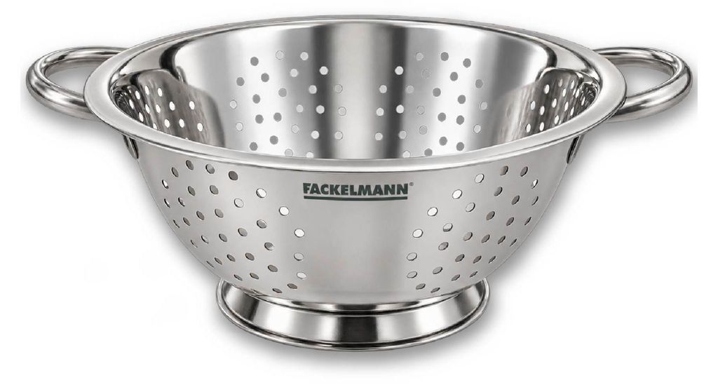 Fackelmann Abseihschüssel, Küchensieb aus Edelstahl, Produktbild 