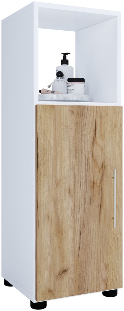 Bois Armoire à disques | Meuble de salle de bain avec Image du produit 