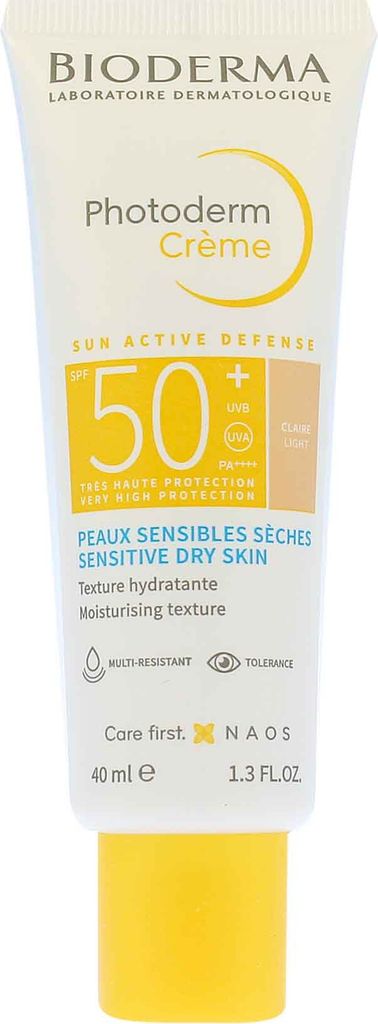 Bioderma Photoderm Bräunungscreme Light Colour Cream Spf50+ Produktbild 