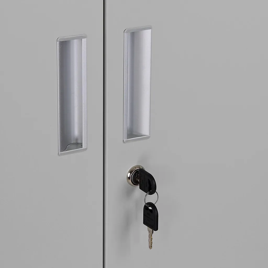 Armoire métallique Eco 180x81x39 cm avec 4 étagères modulables - 15