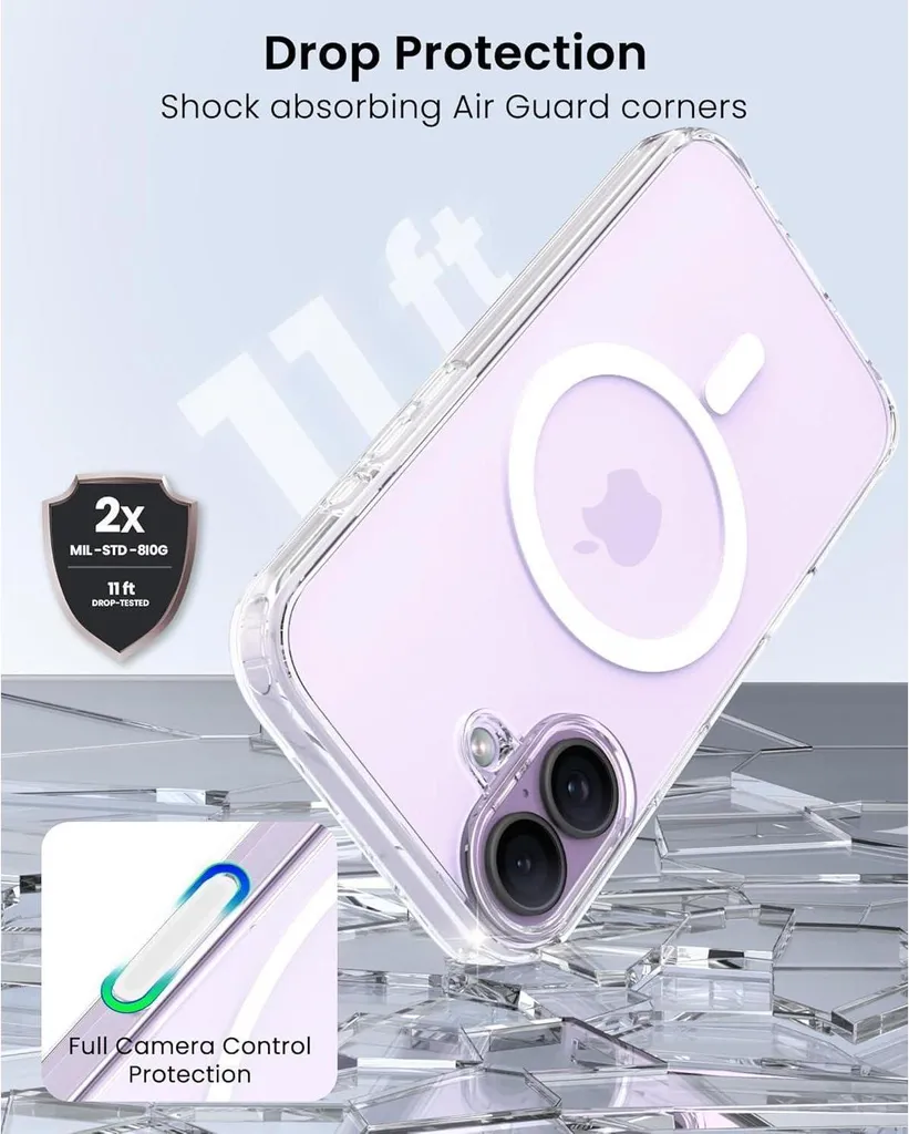 Coque de Protection iPhone 16 Pro Max Transparente MagSafe Antichoc